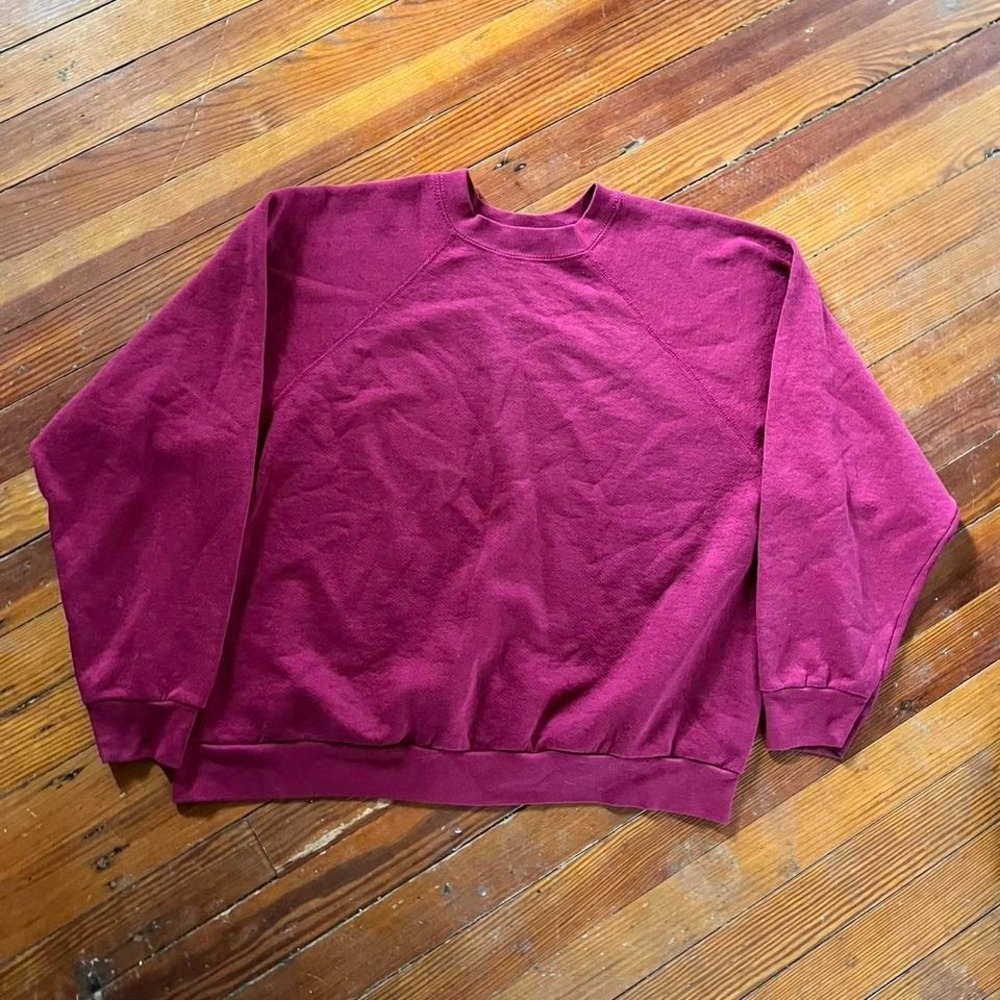 1990s 100% cotton Pullover Blank Sweater size L